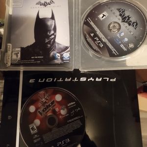 PlayStation 3 first gen 2 games 1 controller